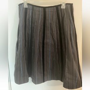 Talbot’s Womens Skirt with Pleats Gray, Black and Blue Sz 14P